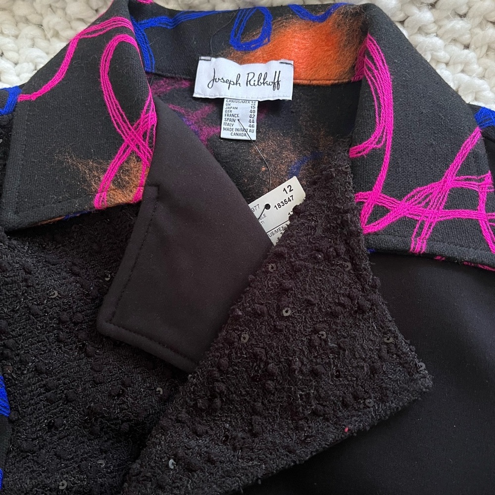 NWT Joseph Ribkoff Coat boho wedding cocktails - Picture 4 of 9
